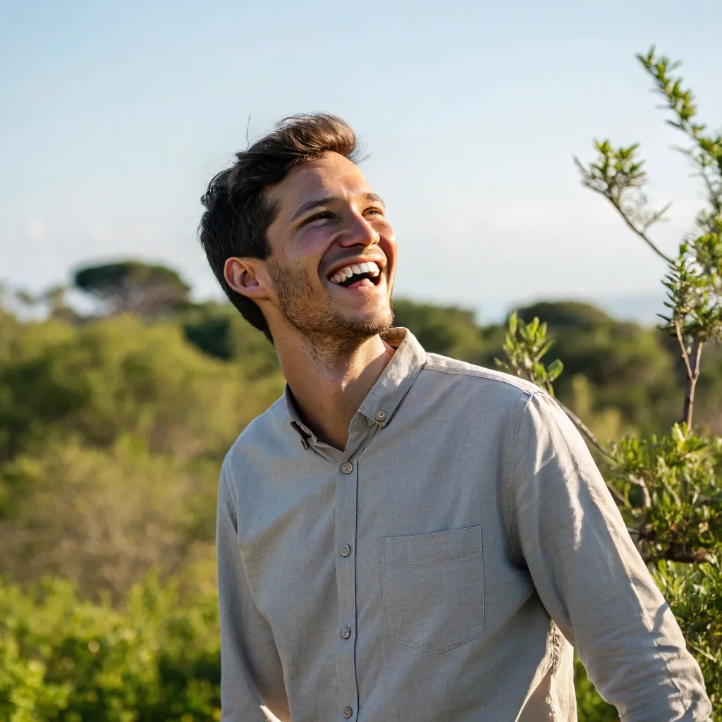 Daniel, a delighted participant