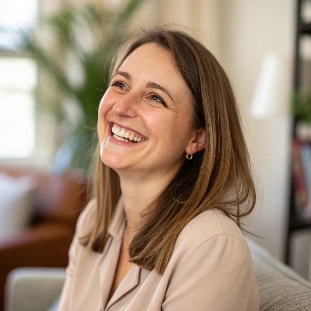 Emma, a happy client